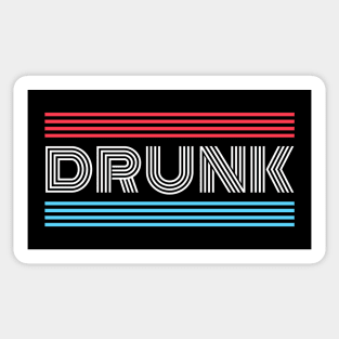 DRUNK USA Sticker